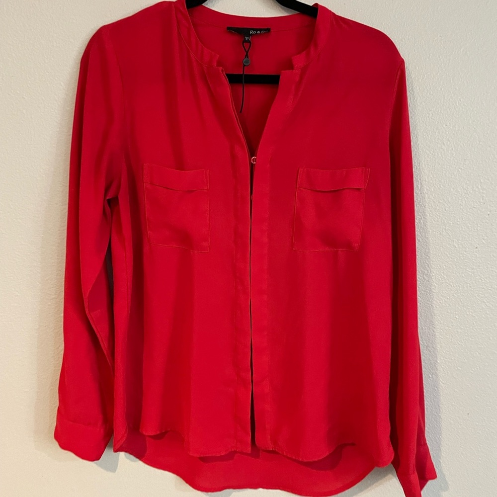ro&de  Red Blouse